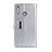 Coque Portefeuille Livre Cuir Etui Clapet L07 pour Asus Zenfone 5 ZS620KL Argent