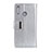 Coque Portefeuille Livre Cuir Etui Clapet L07 pour Asus Zenfone Max ZB555KL Argent