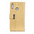 Coque Portefeuille Livre Cuir Etui Clapet L07 pour Asus Zenfone Max ZB555KL Or