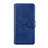 Coque Portefeuille Livre Cuir Etui Clapet L07 pour Huawei Honor 9A Bleu