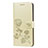 Coque Portefeuille Livre Cuir Etui Clapet L07 pour Huawei Honor V10 Lite Or