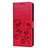 Coque Portefeuille Livre Cuir Etui Clapet L07 pour Huawei Honor V10 Lite Rouge