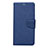Coque Portefeuille Livre Cuir Etui Clapet L07 pour Huawei Mate 20 Pro Bleu