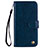 Coque Portefeuille Livre Cuir Etui Clapet L07 pour Huawei Nova 3e Bleu