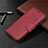 Coque Portefeuille Livre Cuir Etui Clapet L07 pour Huawei P Smart (2020) Rouge
