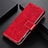 Coque Portefeuille Livre Cuir Etui Clapet L07 pour Motorola Moto G9 Plus Rouge Petit