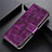 Coque Portefeuille Livre Cuir Etui Clapet L07 pour Motorola Moto G9 Plus Violet Petit