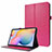 Coque Portefeuille Livre Cuir Etui Clapet L07 pour Samsung Galaxy Tab S7 11 Wi-Fi SM-T870 Rose Rouge