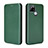 Coque Portefeuille Livre Cuir Etui Clapet L07Z pour Realme Q2i 5G Vert
