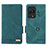 Coque Portefeuille Livre Cuir Etui Clapet L07Z pour Xiaomi Black Shark 5 Pro 5G Vert Petit