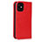 Coque Portefeuille Livre Cuir Etui Clapet L08 pour Apple iPhone 12 Mini Rouge