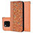 Coque Portefeuille Livre Cuir Etui Clapet L08 pour Huawei Mate 20 Pro Orange