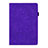 Coque Portefeuille Livre Cuir Etui Clapet L08 pour Huawei MediaPad M6 8.4 Violet
