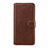 Coque Portefeuille Livre Cuir Etui Clapet L08 pour Realme 6 Pro Marron