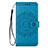 Coque Portefeuille Livre Cuir Etui Clapet L08 pour Samsung Galaxy S20 Plus 5G Bleu