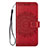 Coque Portefeuille Livre Cuir Etui Clapet L08 pour Samsung Galaxy S20 Plus 5G Rouge