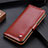 Coque Portefeuille Livre Cuir Etui Clapet L08 pour Xiaomi Mi 10T Pro 5G Marron