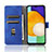 Coque Portefeuille Livre Cuir Etui Clapet L08Z pour Samsung Galaxy A13 5G Petit