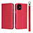 Coque Portefeuille Livre Cuir Etui Clapet L09 pour Apple iPhone 12 Rouge