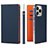 Coque Portefeuille Livre Cuir Etui Clapet L09 pour Apple iPhone 13 Pro Bleu