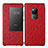 Coque Portefeuille Livre Cuir Etui Clapet L09 pour Huawei Mate 20 Rouge