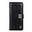 Coque Portefeuille Livre Cuir Etui Clapet L09 pour Oppo Reno5 Pro 5G Noir