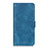 Coque Portefeuille Livre Cuir Etui Clapet L09 pour Realme X7 5G Bleu Ciel