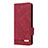 Coque Portefeuille Livre Cuir Etui Clapet L09Z pour Samsung Galaxy Z Fold2 5G Rouge