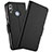 Coque Portefeuille Livre Cuir Etui Clapet L10 pour Huawei Honor 10 Lite Noir