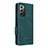 Coque Portefeuille Livre Cuir Etui Clapet L10Z pour Samsung Galaxy Z Fold2 5G Petit