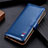 Coque Portefeuille Livre Cuir Etui Clapet L11 pour Oppo Reno5 Pro 5G Bleu