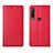 Coque Portefeuille Livre Cuir Etui Clapet L12 pour Huawei P40 Lite E Rouge