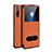 Coque Portefeuille Livre Cuir Etui Clapet L12 pour Huawei Y8p Orange