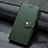 Coque Portefeuille Livre Cuir Etui Clapet L16 pour Huawei Y7p Vert
