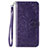 Coque Portefeuille Livre Cuir Etui Clapet L18 pour Huawei P40 Lite E Violet