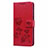 Coque Portefeuille Livre Cuir Etui Clapet L24 pour Samsung Galaxy A71 5G Rouge