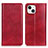 Coque Portefeuille Livre Cuir Etui Clapet L25 pour Apple iPhone 13 Mini Rouge
