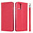 Coque Portefeuille Livre Cuir Etui Clapet L27 pour Samsung Galaxy A71 5G Rouge