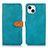 Coque Portefeuille Livre Cuir Etui Clapet L29 pour Apple iPhone 14 Bleu