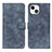 Coque Portefeuille Livre Cuir Etui Clapet L30 pour Apple iPhone 14 Bleu