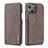 Coque Portefeuille Livre Cuir Etui Clapet LC1 pour Apple iPhone 14 Petit