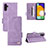 Coque Portefeuille Livre Cuir Etui Clapet LZ3 pour Samsung Galaxy A13 5G Violet
