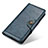 Coque Portefeuille Livre Cuir Etui Clapet M01L pour Motorola Moto Edge 30 Pro 5G Bleu
