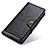 Coque Portefeuille Livre Cuir Etui Clapet M01L pour Motorola Moto Edge 30 Pro 5G Noir