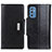 Coque Portefeuille Livre Cuir Etui Clapet M01L pour Samsung Galaxy M52 5G Noir