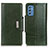 Coque Portefeuille Livre Cuir Etui Clapet M01L pour Samsung Galaxy M52 5G Vert