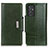 Coque Portefeuille Livre Cuir Etui Clapet M01L pour Samsung Galaxy S23 FE 5G Vert Petit