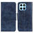 Coque Portefeuille Livre Cuir Etui Clapet M02L pour Huawei Honor 70 Lite 5G Bleu