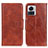 Coque Portefeuille Livre Cuir Etui Clapet M02L pour Motorola Moto Edge X30 Pro 5G Marron Petit