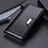 Coque Portefeuille Livre Cuir Etui Clapet M02L pour Motorola Moto G10 Noir